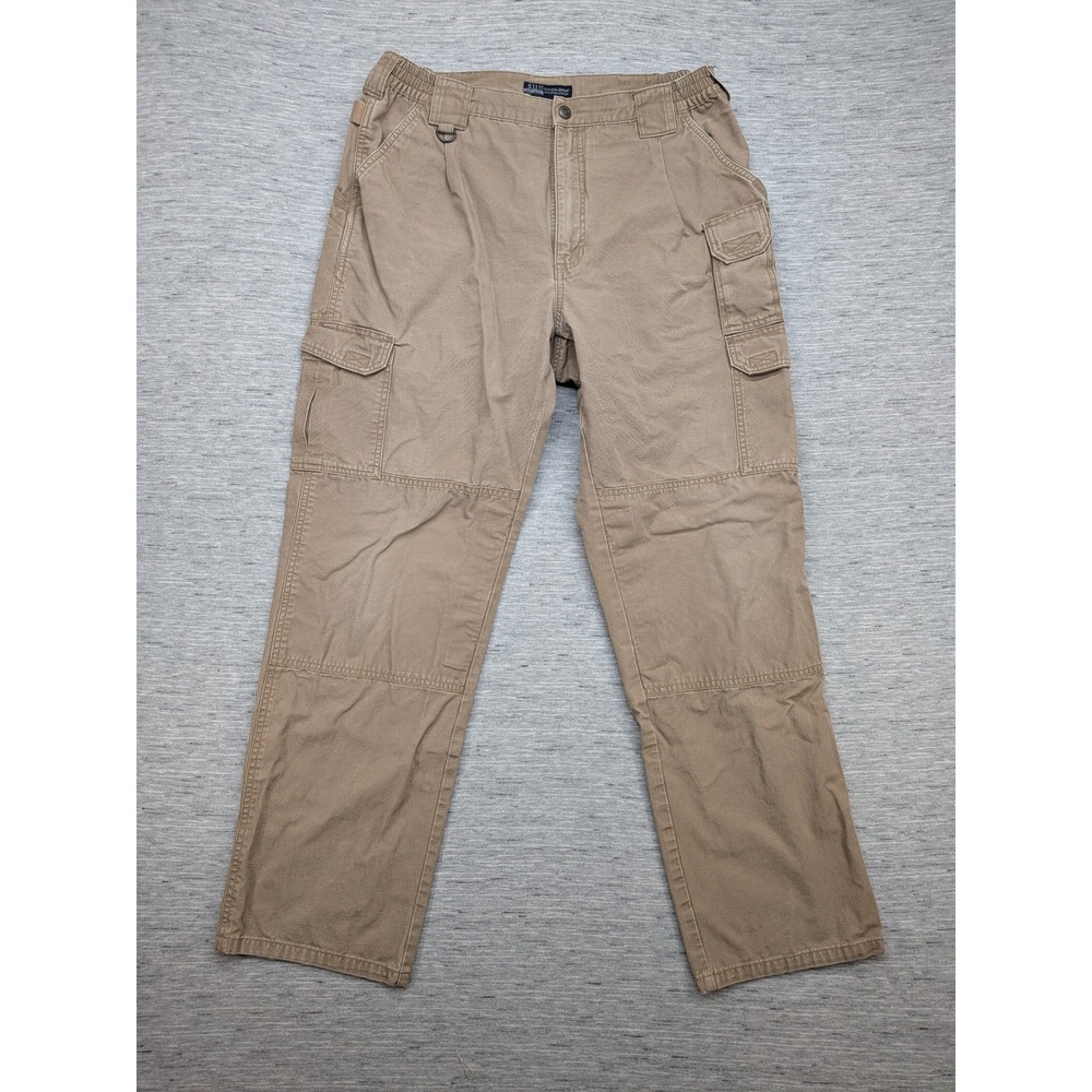 5.11 Tactical Canvas Cargo Work Pants Relaxed Fit Outdoor Hiking US 36